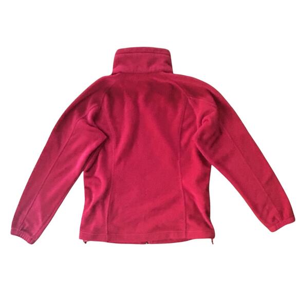 Columbia Benton Springs Full Zip Fleece Beet Pink Jacket Women's Large - Picture 4 of 7